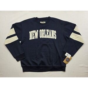 New York Popular Men's Navy Blue New With Tags"New Orleans" Sweatshirt. Size 2XL